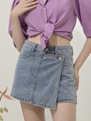SS23 Denim Skort Overlap