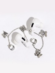 Airpods Butterfly Silver Color Earhatch