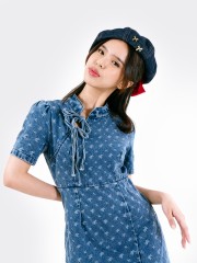 ELITE CNY Denim Oriental Dress RO1