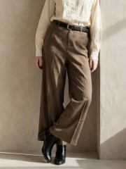 EID Noreen Straight Cut Brown Pants