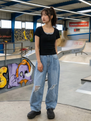 JR NRC Checkered Sheer Inner Layer Tee