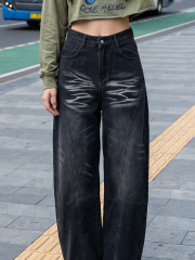JR NRC Black Scratch Barrel Denim