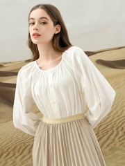 EID4 Round Neck White Shirt