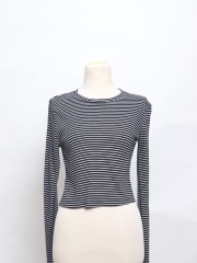 SEA CORE Horizontal Line Print Tee