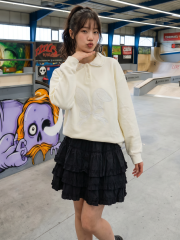 JR NRC Unwashed White Rabbit Lace Sweat Polo