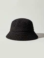 Tweed Round Hat