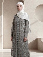 ELITE Tafetta Embroidery Layers Gamis