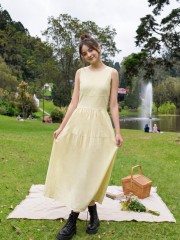 PG Maxi Poplin Dress