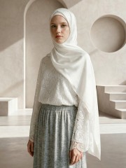 EID Lyana High Neck Full Eyelet Embroidery Top