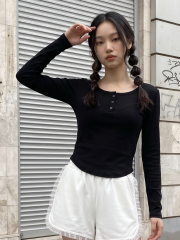 CORE NRC Button Up Long Sleeves Tee  RO1