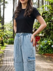 JR CORE PG Sleeves Lace Edge Tee