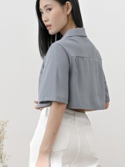 Jessa Semi Crop Shirt