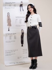 SMARTEN Alika Suede Midi Skirt