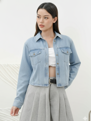 SMARTEN SLIM FIT DENIM WASH SHIRT