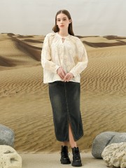 ELITE EID4 Milky Embroidery Top