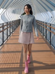 JR NRC Collarless Zip Up Jacket