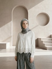 EID Collar & Bottom Embroidery Shirt