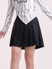 JR CORE DITOX Quinn Pleats Elastic Waist Skort