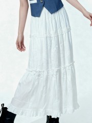 Gaia Lace Tiered Maxi Skirt