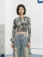 JR NRC Multi Pocket Cargo Dirt Wash Denim Jeans