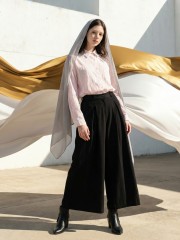 EID Sheer Stripes Outer Shirt