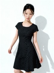 Aneira Polka Classic Dress