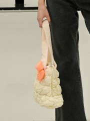 Apricot Crush Ribbon Pearl Know Bag Add On