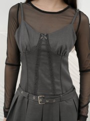 SMARTEN Onni Bottom Pleats Dress with Belt