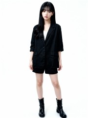 2pcs Set Blazer And Skort