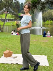 PG Off Shoulder Drapes Top