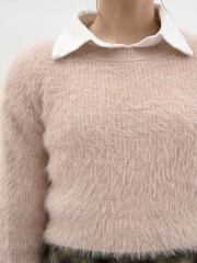 BTC Soft Fur Crop Tee