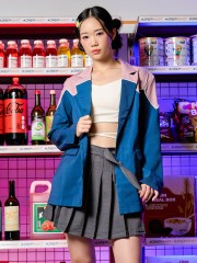 Joan 2 Tones Oversize Blazer