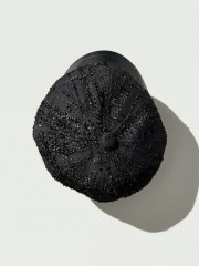 Paris Textured Tweed Golf Cap
