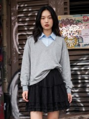 JR NRC Layer Shirt And Tee Combi Top