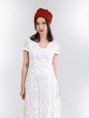 ELITE CNY Margared Midi Lace Dress