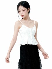 Lisa Linen Flare Top