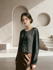 EID Flower Crochet Cardigan