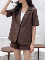 PG 2pcs Set Blazer And Short