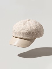 Paris Textured Tweed Golf Cap