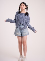 JR DITOX DENIM WASHED KHIT CUT OUT