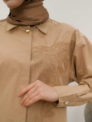 WW Flower Embroidery Shirt