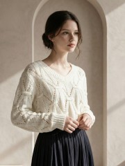 EID Rania Pattern Knit Top