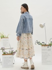 ELITE Embroidery eyelet luxe midi dress