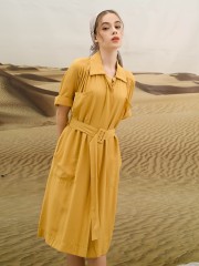 EID4 Adila Shirt Dress With Belt