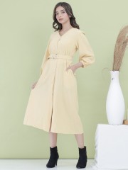 EID23 Aninda Midi Dress With Belt