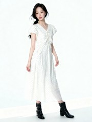 Beth Polka Dress FREE SCRUNCHIE