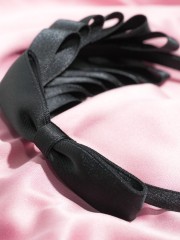 Stack Black Ribbon Hairband