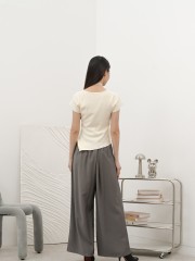 SMARTEN Button Up Knit Tee