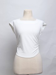 SEA CORE Short Sleeves Square Neck Tee