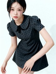 Jenny Dotty With Ribbon Dress